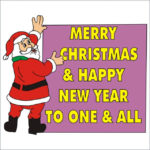 Santa – Merry Christmas & Happy New Year Greeting