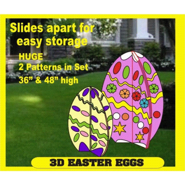 EASTER BICYCLE TRAIN BUNNY DUCK EGGS WOODWORKING PATTERN yard art  patternsrus 