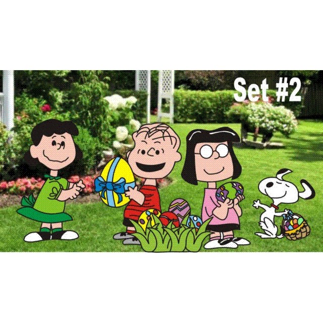 CHARLIEBROWNEASTERSET2WEB PatternsRus Seasonal Woodworking Patterns