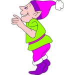 Christmas Elf Handing on toes