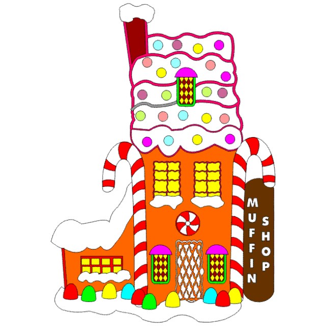 Gingerbread Muffin Shop PatternsRus Seasonal Woodworking Patterns