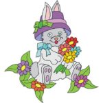rabbitinflowerbed2