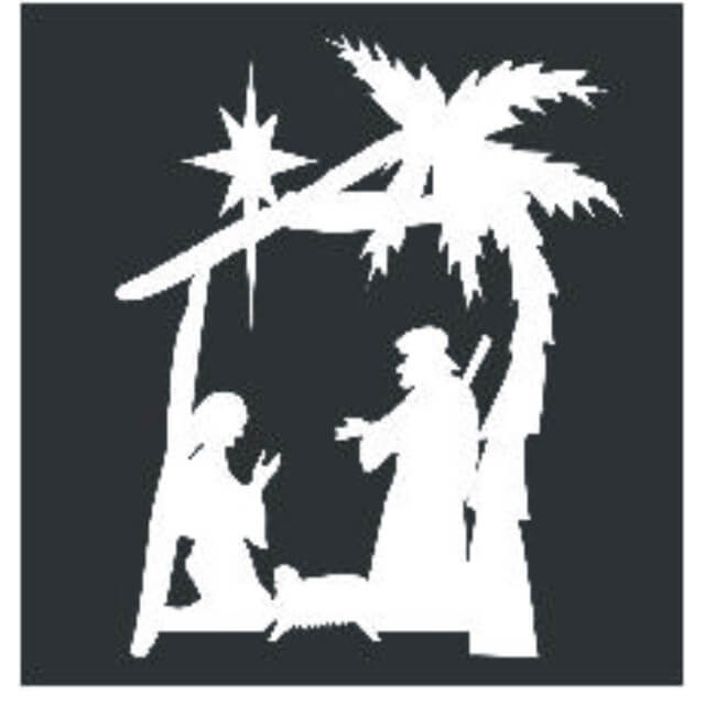 Manger Silhouette – PatternsRus Seasonal Woodworking Patterns