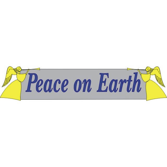 Peace On Earth Sign – PatternsRus Seasonal Woodworking Patterns
