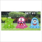 3 SCARY GREMLIN MONSTERS SET 1 H724