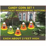 Funny Halloween Candy Corn Set 1