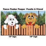 fence-peekers-poodle-and-friends