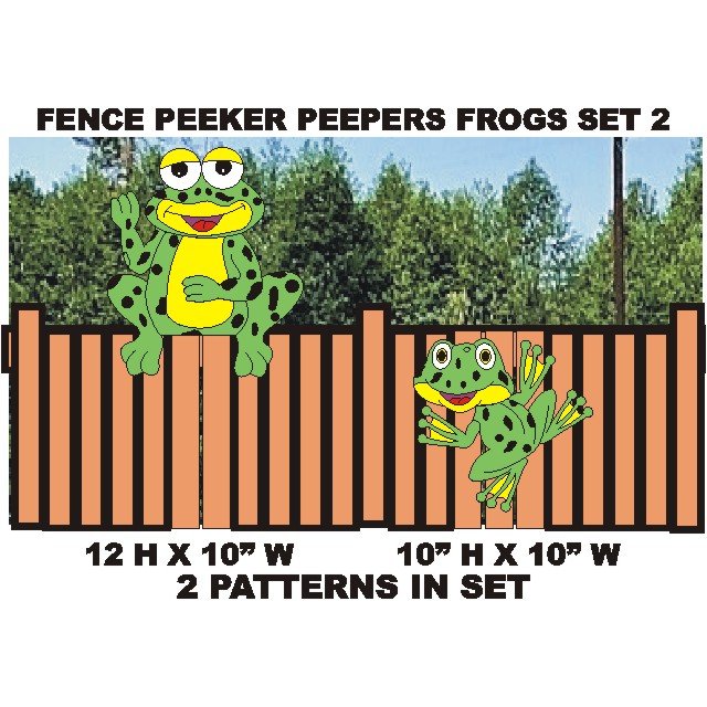 frogfencesittersset2 PatternsRus Seasonal Woodworking Patterns
