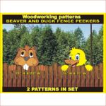beaver-and-duck-fence-peekers