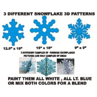 Snowflakes 3D